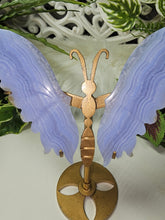 Load image into Gallery viewer, Blue Lace Agate Butterfly Wings (197g)
