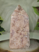 Load image into Gallery viewer, Pink Amethyst Flower Agate Obelisk (169g)
