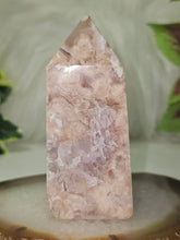 Load image into Gallery viewer, Pink Amethyst Flower Agate Obelisk (169g)
