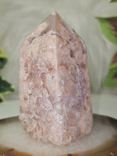 Load image into Gallery viewer, Pink Amethyst Flower Agate Obelisk (169g)
