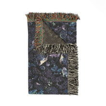 Load image into Gallery viewer, Majestical Azurite Cotton Woven Blanket
