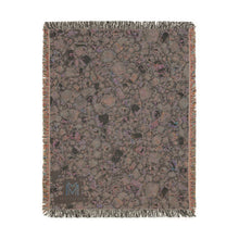 Load image into Gallery viewer, Aquamarine cotton woven blanket
