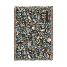 Load image into Gallery viewer, Labradorite cotton woven blanket
