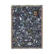Load image into Gallery viewer, Majestical Sapphire Cotton Woven Blanket
