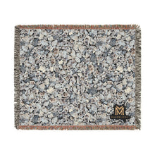 Load image into Gallery viewer, Clear Quartz woven cotton blanket, 60" × 50"
