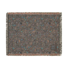 Load image into Gallery viewer, Labradorite cotton woven blanket
