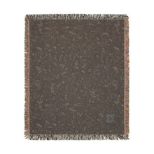 Load image into Gallery viewer, Majestical Black Obsidian Cotton Woven Blanket
