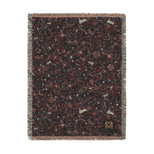 Load image into Gallery viewer, Majestical Garnet Cotton Woven Blanket
