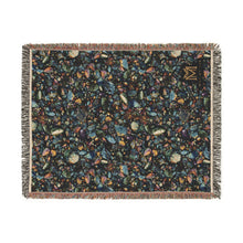 Load image into Gallery viewer, Labradorite woven cotton blanket, 54" × 70"
