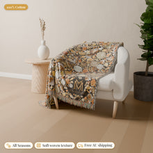 Load image into Gallery viewer, Citrine cotton woven blanket
