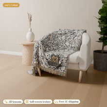 Load image into Gallery viewer, Clear Quartz cotton woven blanket
