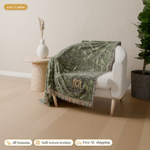 Load image into Gallery viewer, Moldavite cotton woven blanket
