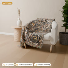 Load image into Gallery viewer, Smoky Quartz cotton woven blanket

