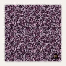 Load image into Gallery viewer, Amethyst cotton sateen duvet cover, flat view of the print

