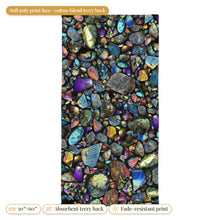 Load image into Gallery viewer, Majestical Crystal Photo Beach Towel
