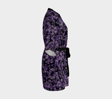 Load image into Gallery viewer, Majestical Silk Kimono Robe — Amethyst
