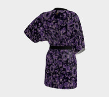 Load image into Gallery viewer, Majestical Silk Kimono Robe — Amethyst
