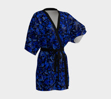Load image into Gallery viewer, Majestical Silk Kimono Robe — Sapphire
