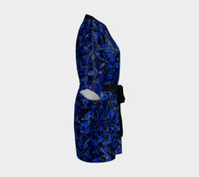 Load image into Gallery viewer, Majestical Silk Kimono Robe — Sapphire
