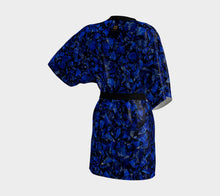 Load image into Gallery viewer, Majestical Silk Kimono Robe — Sapphire

