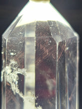 Load image into Gallery viewer, Red Angel Needle in Clear Quartz Point

