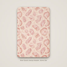 Load image into Gallery viewer, Rose Quartz Sherpa Blanket, shown flat
