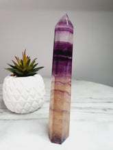 Load image into Gallery viewer, Pink &amp; Yellow Fluorite Point
