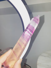 Load image into Gallery viewer, Pink &amp; Yellow Fluorite Point
