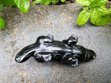 Load image into Gallery viewer, Platypus Black Obsidian Carving
