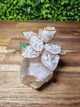Load image into Gallery viewer, Handcrafted Chip Flower on Quartz
