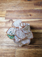 Load image into Gallery viewer, Handcrafted Chip Flower on Quartz
