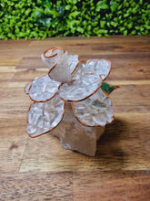 Load image into Gallery viewer, Handcrafted Chip Flower on Quartz
