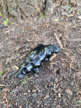 Load image into Gallery viewer, Platypus Black Obsidian Carving
