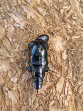 Load image into Gallery viewer, Platypus Black Obsidian Carving

