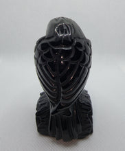 Load image into Gallery viewer, Raven on Log Black Obsidian
