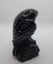 Load image into Gallery viewer, Raven on Log Black Obsidian

