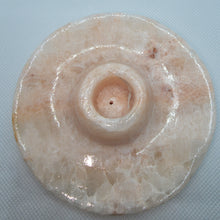 Load image into Gallery viewer, Pink Onyx Crystal Palo Santo Incense Holder
