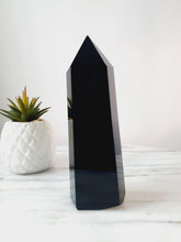 Load image into Gallery viewer, Black Obsidian Tower (550g)
