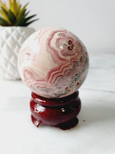 Load image into Gallery viewer, Peruvian Rhodochrosite Sphere (221g)
