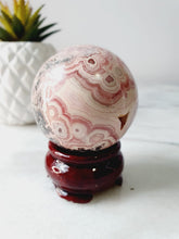 Load image into Gallery viewer, Peruvian Rhodochrosite Sphere (221g)
