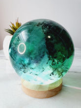 Load image into Gallery viewer, Dendritic Rainbow Fluorite Sphere
