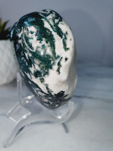 Load image into Gallery viewer, Moss Agate Puffy Heart
