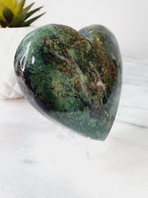 Load image into Gallery viewer, Moss Agate Heart
