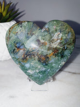 Load image into Gallery viewer, Moss Agate Heart
