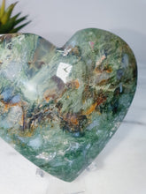 Load image into Gallery viewer, Moss Agate Heart
