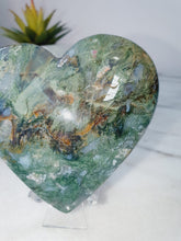 Load image into Gallery viewer, Moss Agate Heart
