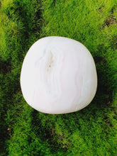 Load image into Gallery viewer, Peruvian Pink Mangano Calcite Palm Stone
