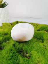 Load image into Gallery viewer, Peruvian Pink Mangano Calcite Palm Stone
