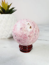 Load image into Gallery viewer, Peruvian Rhodonite Sphere
