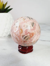 Load image into Gallery viewer, Argentinian Rhodochrosite Sphere
